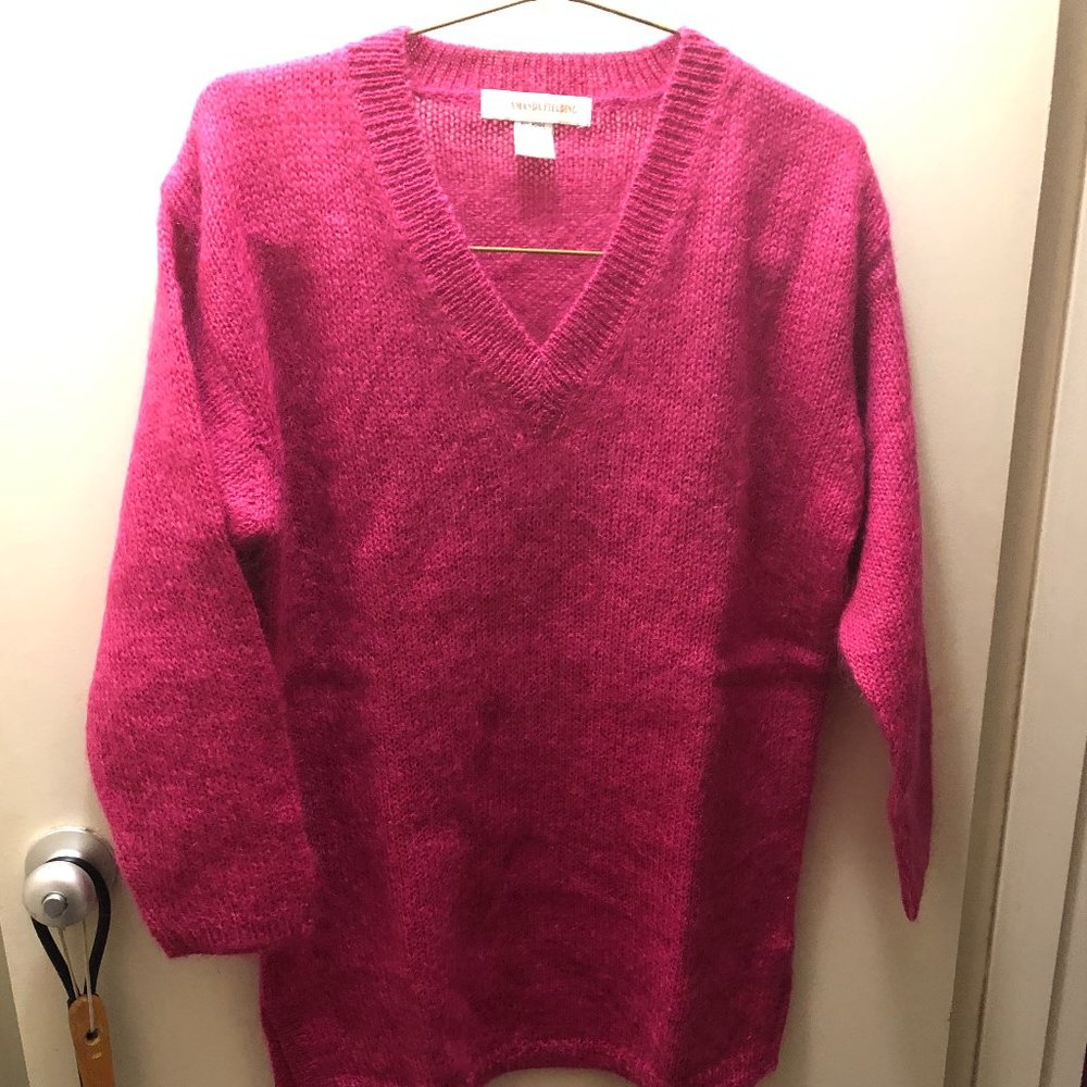 Pullover Sweater by Amanda Fielding Size S, Color(Maroon)